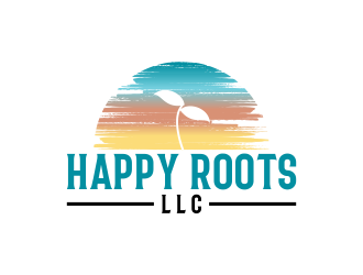 Happy Roots  logo design by Kruger