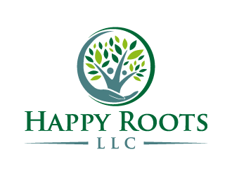 Happy Roots  logo design by akilis13