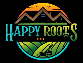 Happy Roots  logo design by Suvendu