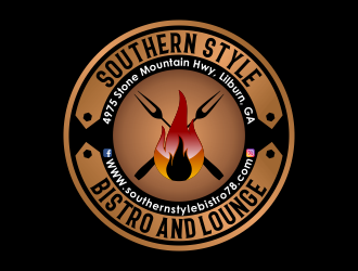 Southern Style Bistro and Lounge logo design by Kruger
