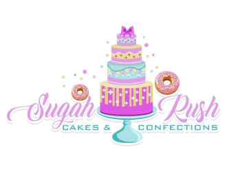 Sugah Rush Cakes & Confections logo design by uttam