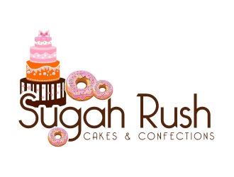 Sugah Rush Cakes & Confections logo design by uttam