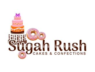 Sugah Rush Cakes & Confections logo design by uttam