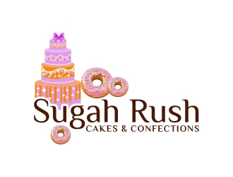 Sugah Rush Cakes & Confections logo design by uttam