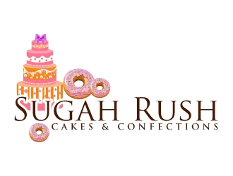 Sugah Rush Cakes & Confections logo design by uttam