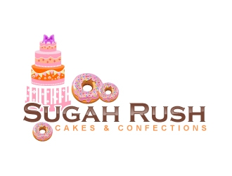 Sugah Rush Cakes & Confections logo design by uttam