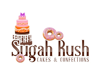 Sugah Rush Cakes & Confections logo design by uttam