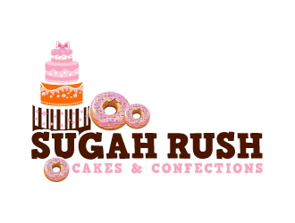 Sugah Rush Cakes & Confections logo design by uttam