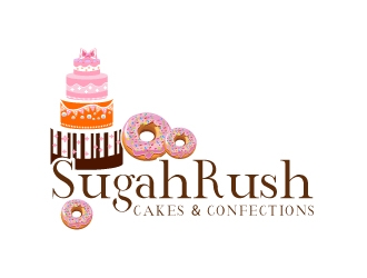 Sugah Rush Cakes & Confections logo design by uttam