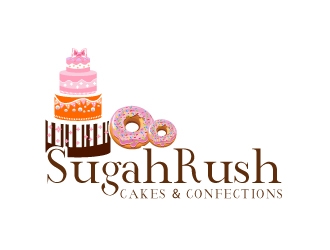 Sugah Rush Cakes & Confections logo design by uttam