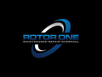 Rotor One (Company name)    Maintenance.Repair.Overhaul (Primary business type) logo design by p0peye