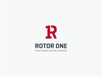 Rotor One (Company name)    Maintenance.Repair.Overhaul (Primary business type) logo design by Susanti