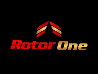 Rotor One (Company name)    Maintenance.Repair.Overhaul (Primary business type) logo design by uttam