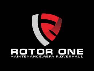 Rotor One (Company name)    Maintenance.Repair.Overhaul (Primary business type) logo design by sitizen