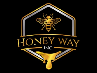 Honey way Inc. logo design by jaize