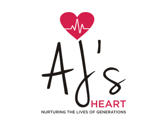 AJs Heart logo design by rief