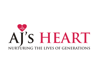 AJs Heart logo design by rief