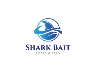 Shark Bait Pools and Spas logo design by emberdezign
