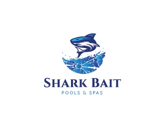 Shark Bait Pools and Spas logo design by emberdezign