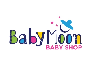 BabyMoon Baby Shop logo design by Foxcody
