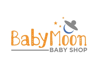 BabyMoon Baby Shop logo design by Foxcody