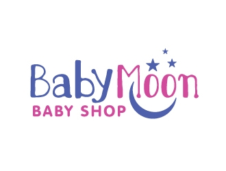 BabyMoon Baby Shop logo design by Foxcody