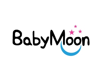 BabyMoon Baby Shop logo design by Foxcody