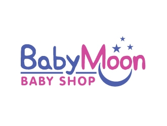 BabyMoon Baby Shop logo design by Foxcody