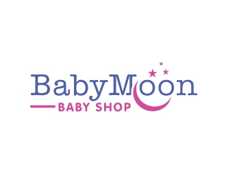 BabyMoon Baby Shop logo design by Foxcody
