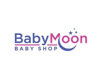 BabyMoon Baby Shop logo design by Foxcody