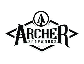 Archer Soapworks logo design by sanworks