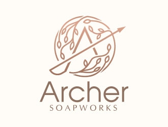 Archer Soapworks logo design by sanworks