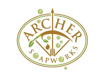 Archer Soapworks logo design by Foxcody