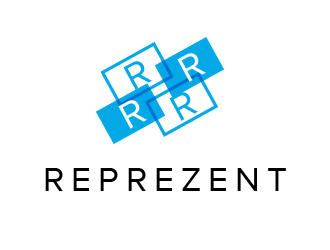 Reprezent logo design by BeDesign