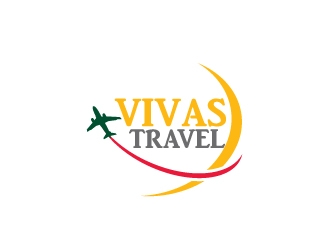 VIVAS TRAVEL logo design by webmall