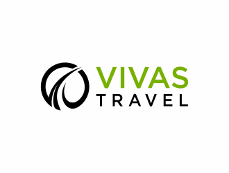 VIVAS TRAVEL logo design by luckyprasetyo