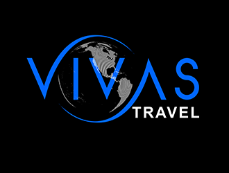 VIVAS TRAVEL logo design by 3Dlogos