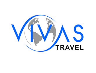 VIVAS TRAVEL logo design by 3Dlogos