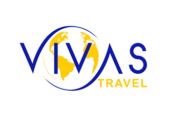 VIVAS TRAVEL logo design by 3Dlogos