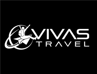 VIVAS TRAVEL logo design by invento