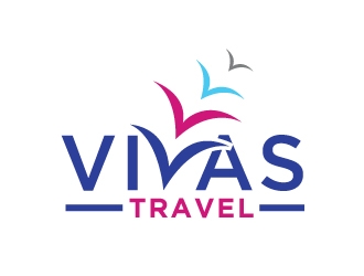 VIVAS TRAVEL logo design by Foxcody