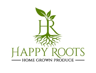 Happy Roots  logo design by ingepro