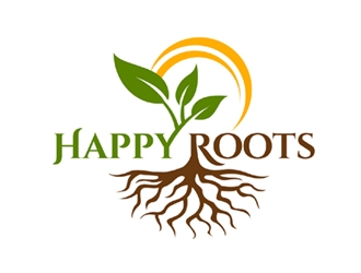 Happy Roots  logo design by ingepro