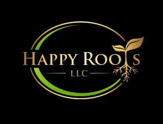 Happy Roots  logo design by BeDesign