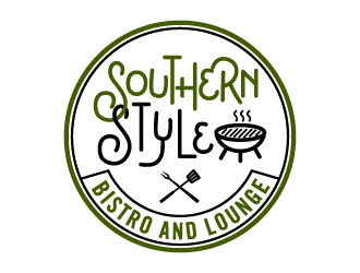 Southern Style Bistro and Lounge logo design by torresace