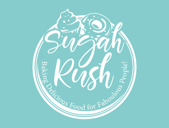Sugah Rush Cakes & Confections logo design by torresace