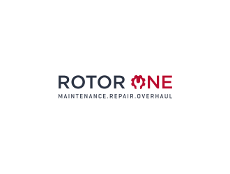 Rotor One (Company name)    Maintenance.Repair.Overhaul (Primary business type) logo design by Susanti