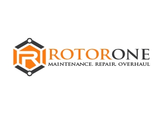 Rotor One (Company name)    Maintenance.Repair.Overhaul (Primary business type) logo design by shravya