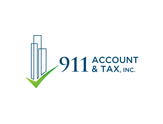 911 Account & Tax, Inc. logo design by GemahRipah