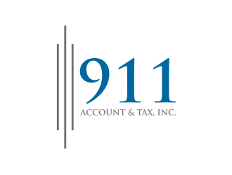 911 Account & Tax, Inc. logo design by rief